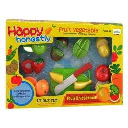 Žaislinės pjaustomos daržovės ir vaisiai Happy honestly